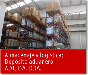 Almacenaje y logística depósito aduanero